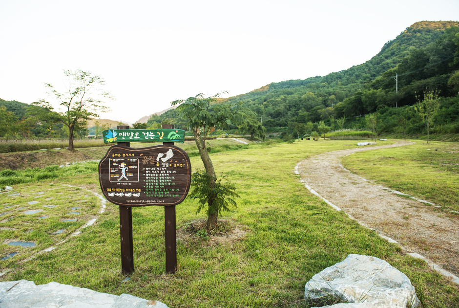 옥순정국궁장 맨발로 걷는길 사진