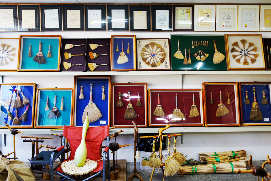 광덕빗자루 공예사 빗자루 사진3