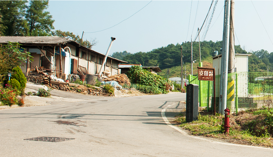 도전리 마을 길